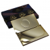 Personalised Gold Compass Design Card Holder